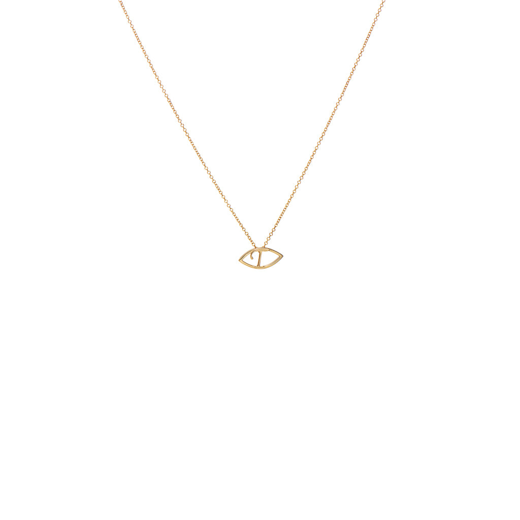 Initial Τ Necklace