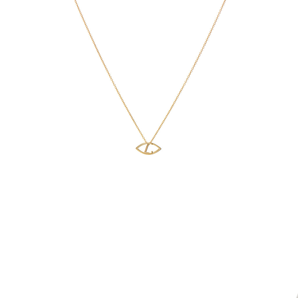 Initial L Necklace