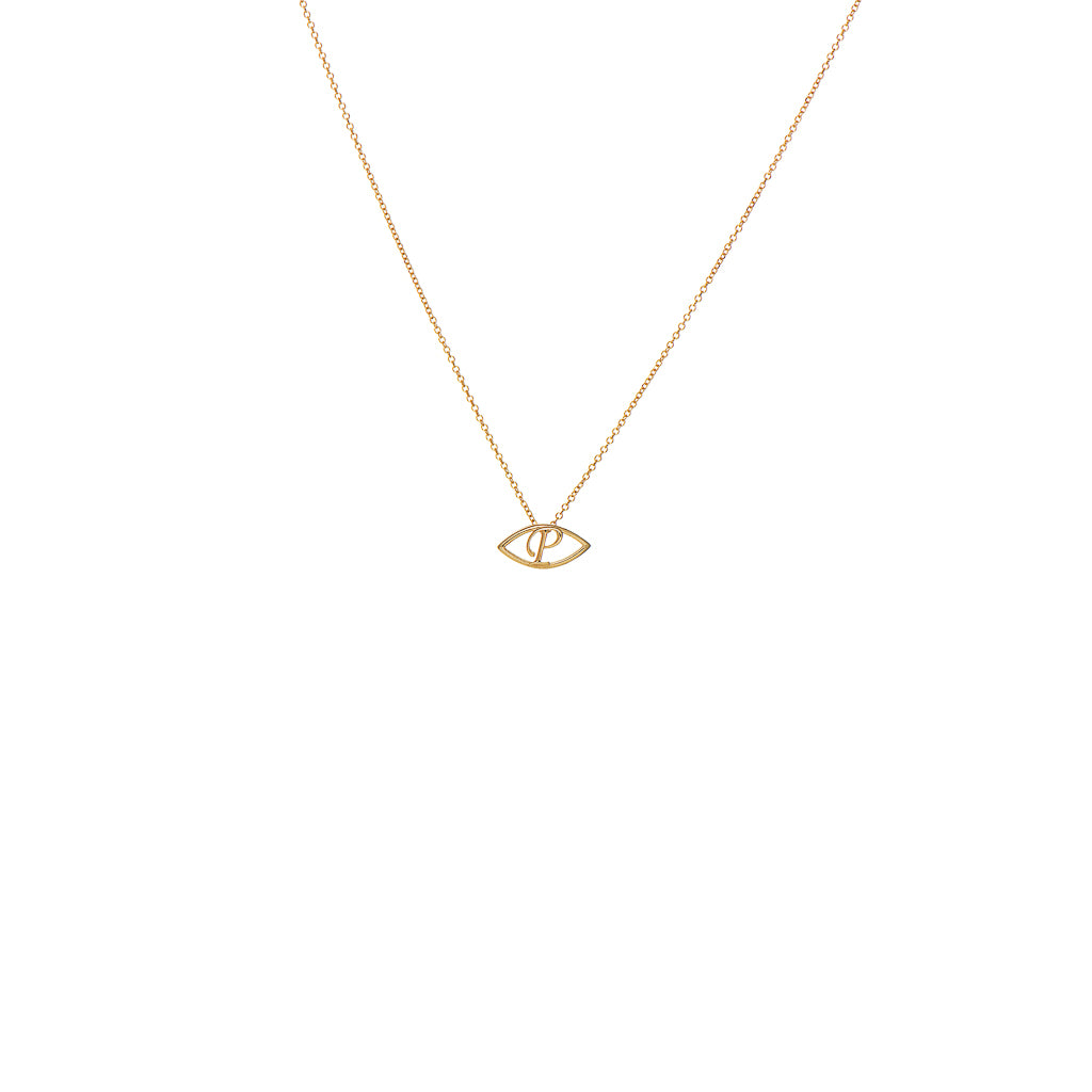 Initial P Necklace