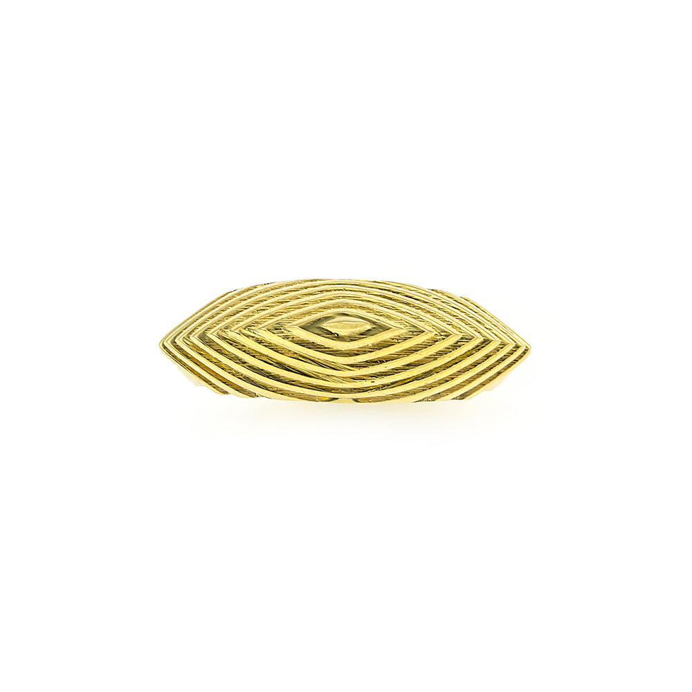 Gold Pyramid Ring