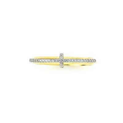 Diamond Cross Ring